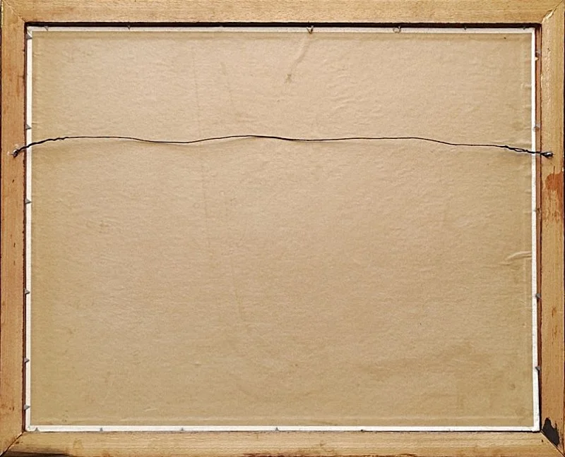 5724-Colonial Village Folk Art Oil Painting-Full Back View-800 x 650.jpg