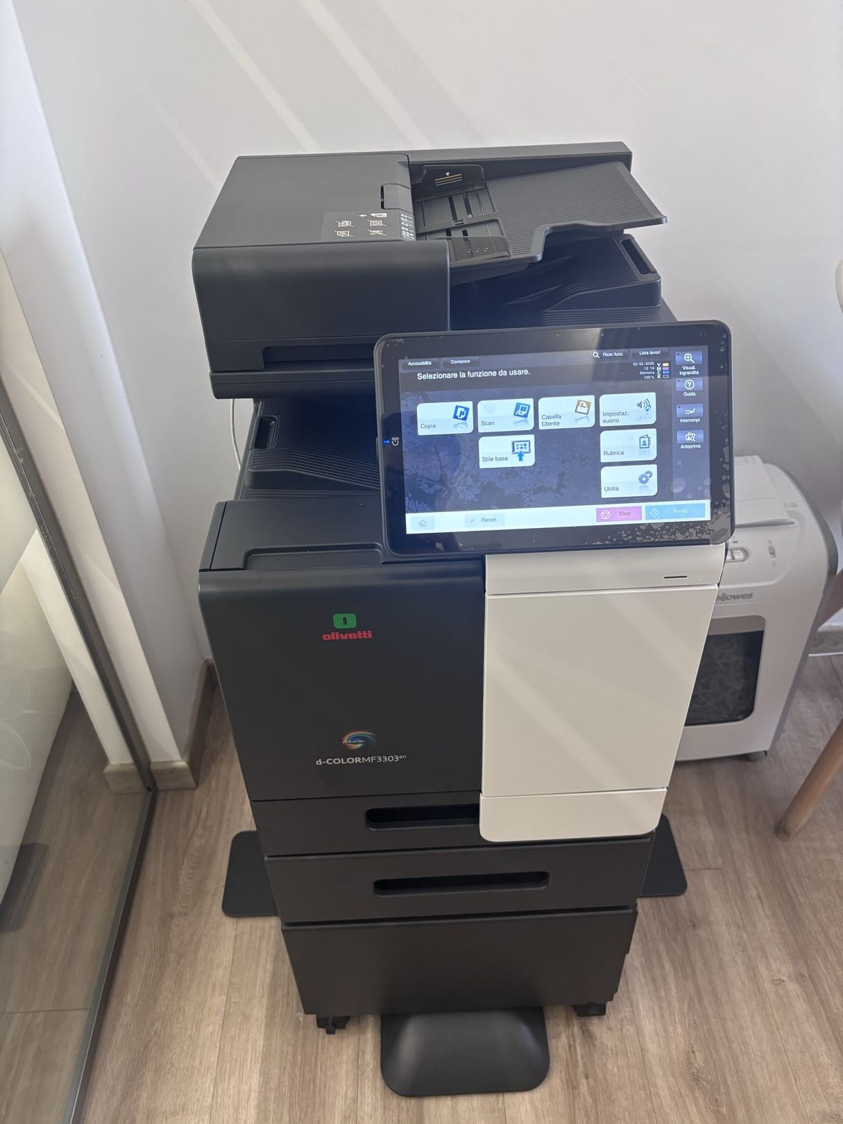Configurazione e installazione Olivetti d-Color MF3303