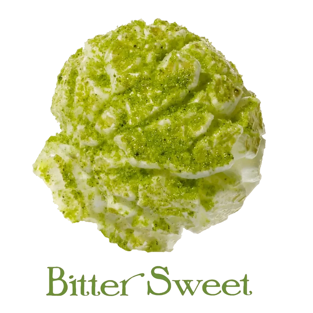 Madame Matcha green colored popcorn kernel