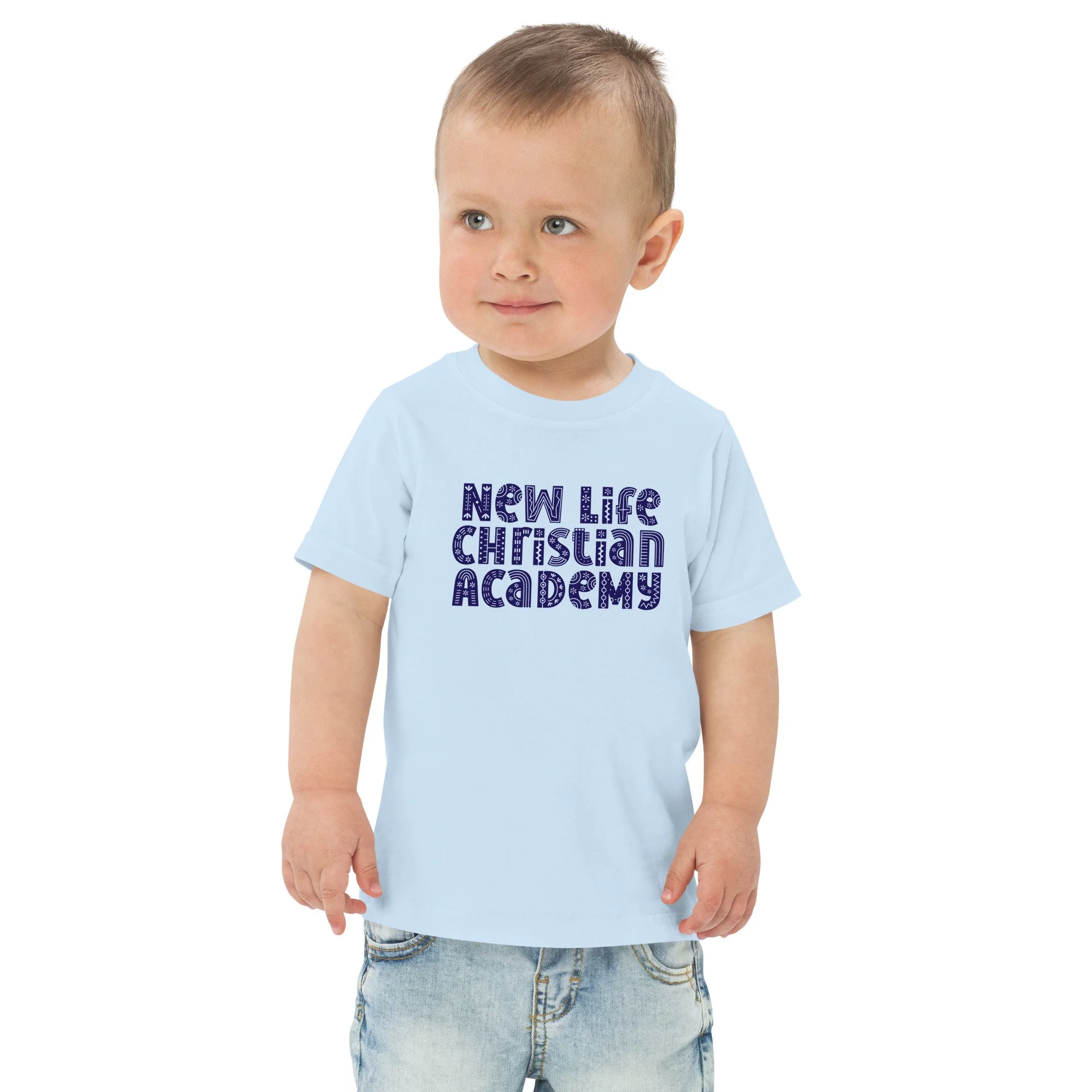 New Life Christian Academy Toddler jersey t-shirt