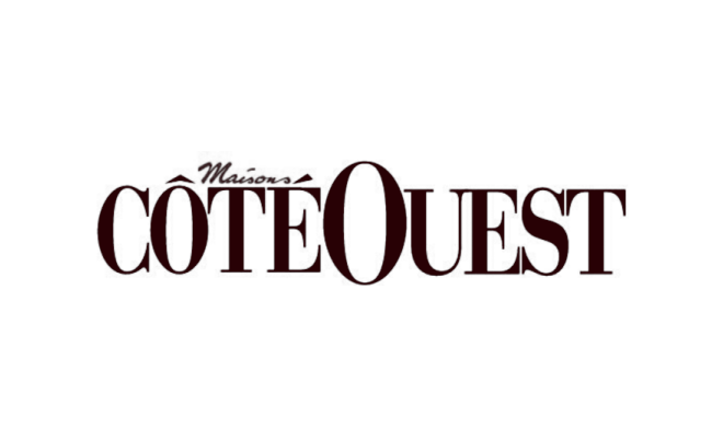 Logo for Maisons Cote Ouest with stylized text.