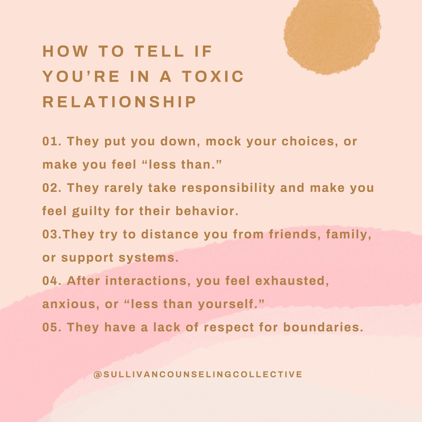 If you&rsquo;re noticing more than one of these signs, it could be a red flag that you&rsquo;re in a toxic relationship. 

You deserve a relationship that lifts you up, not tears you down. ❤️

#toxicrelationship #selfworth #narcissistrecovery #breakt