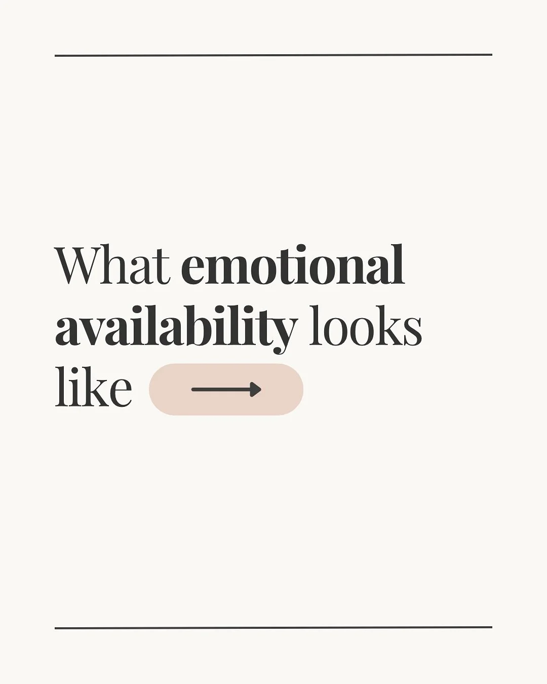 Its going to be really hard to have a healthy relationship with someone&rsquo;s who&rsquo;s not emotionally available. If you find that they avoid deep conversations, run away when things get hard, and you can almost physically feel the walls they ha