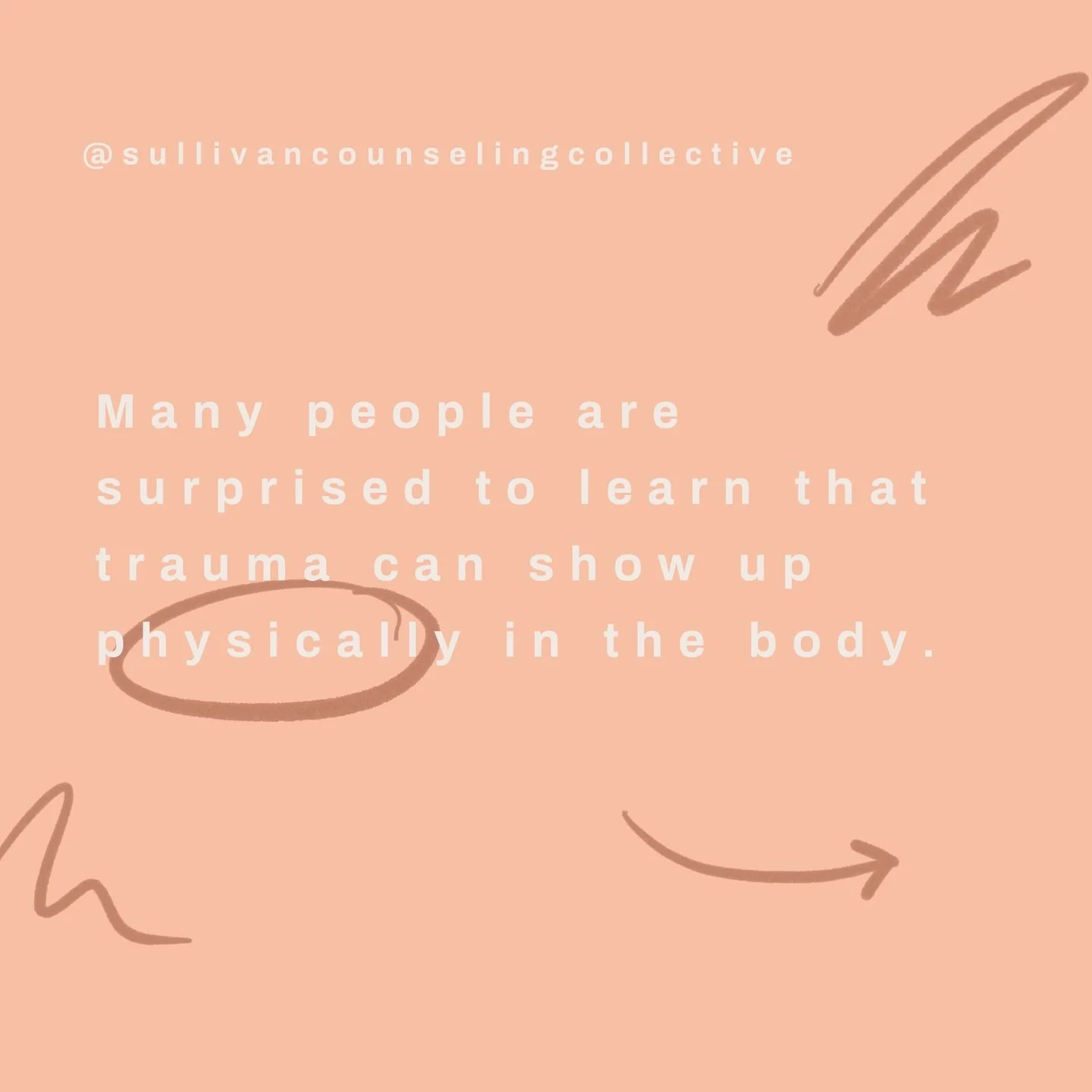 The nervous system can respond to trauma with: 

-chronic muscle tension 
-headaches or migraines 
-fatigue 
-sleep issues 

These responses are a sign that your body has been working hard to try to keep you safe. With support and the right tools, th