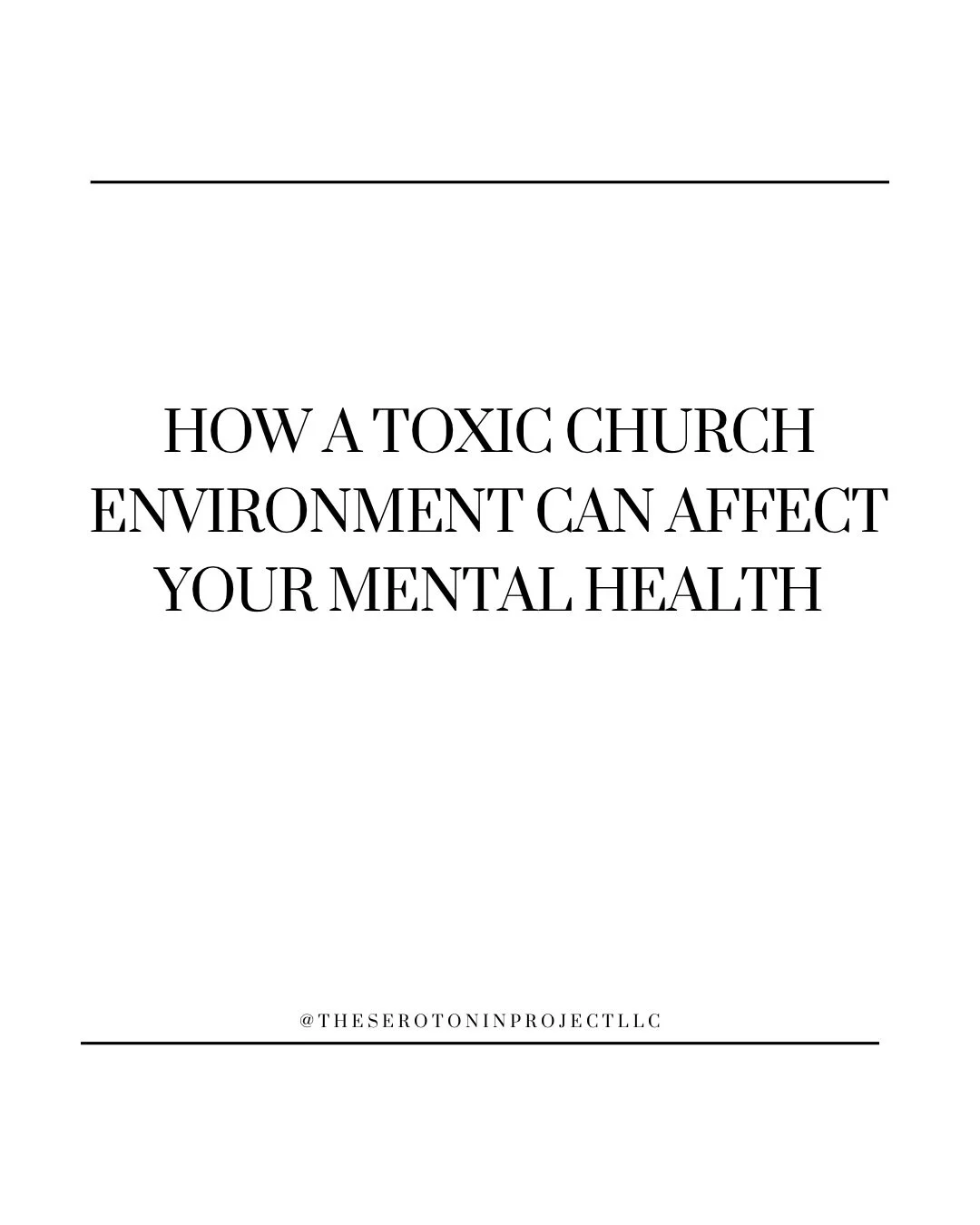 There are many healthy churches out there where you can grow both spiritually and emotionally, but unfortunately that is not the case for all of them.

If you&rsquo;ve ever felt like you had to keep shrink yourself, suppress questions, or stay out of