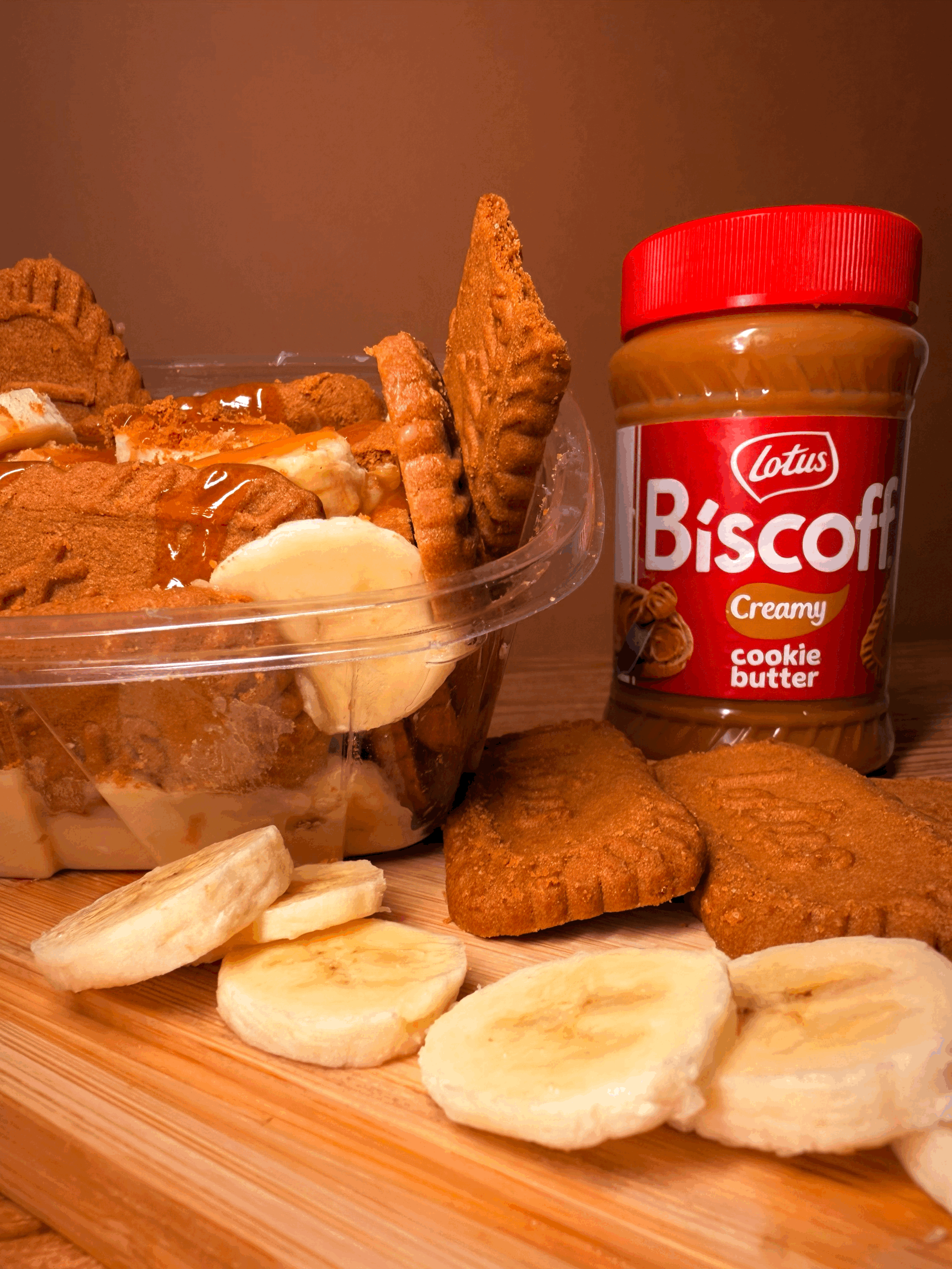 Carmel Biscoff Banana Pudding