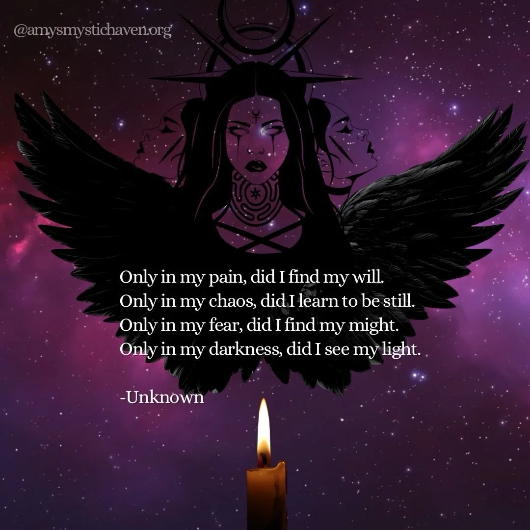 For those who transmute pain into power. Who aren&rsquo;t afraid to go inward and seek growth and transformation. Who adapt and overcome. When life throws us curveballs, it redirects us. You are not alone. I see you.

#lightwork #shadowwork #transmut