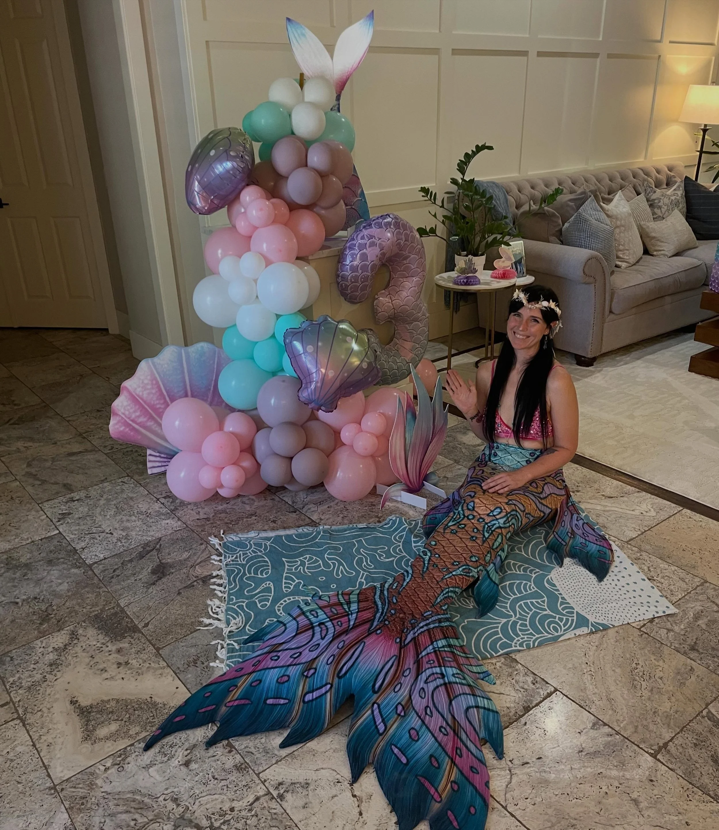 We had such a magical time celebrating our special mermaid friend&rsquo;s 3rd birthday this weekend! 🧜&zwj;♀️💕✨ A birthday filled with mermaid magic was the perfect way to celebrate a little one who absolutely adores mermaids!

Thank you for inviti
