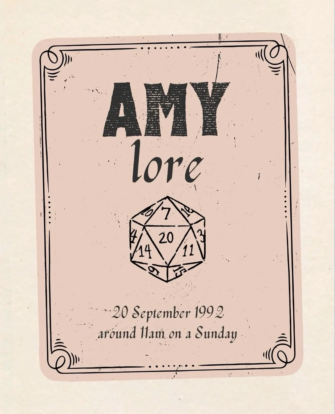 🧜&zwj;♀️ WHAT&rsquo;S YOUR LORE? ✨

You can find the first slide on Canva Pro templates: Beige and Black Vintage Game Night Instagram Post by Anna Kutukova.

I want to see what built you. What shaped you. What grew you. YOU are the main character of