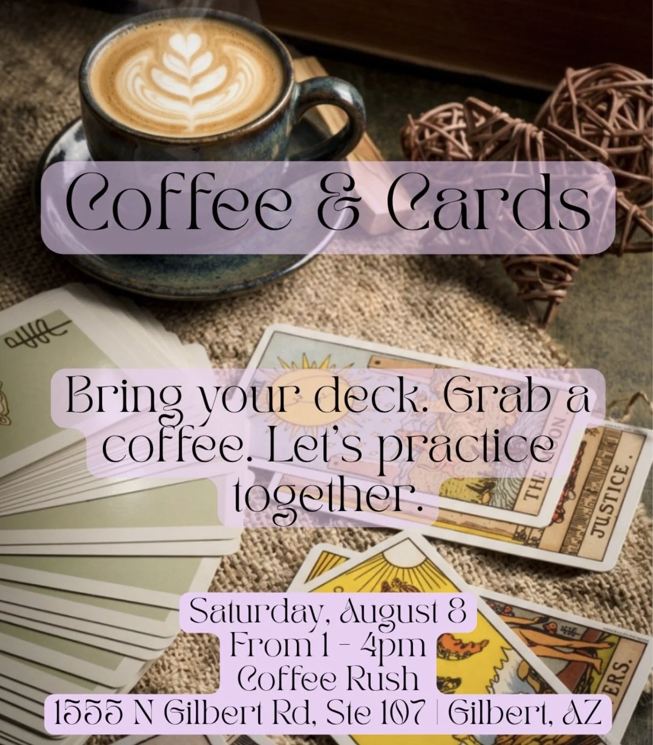 Monthly Coffee & Cards - Hosted by Half Moon Creations