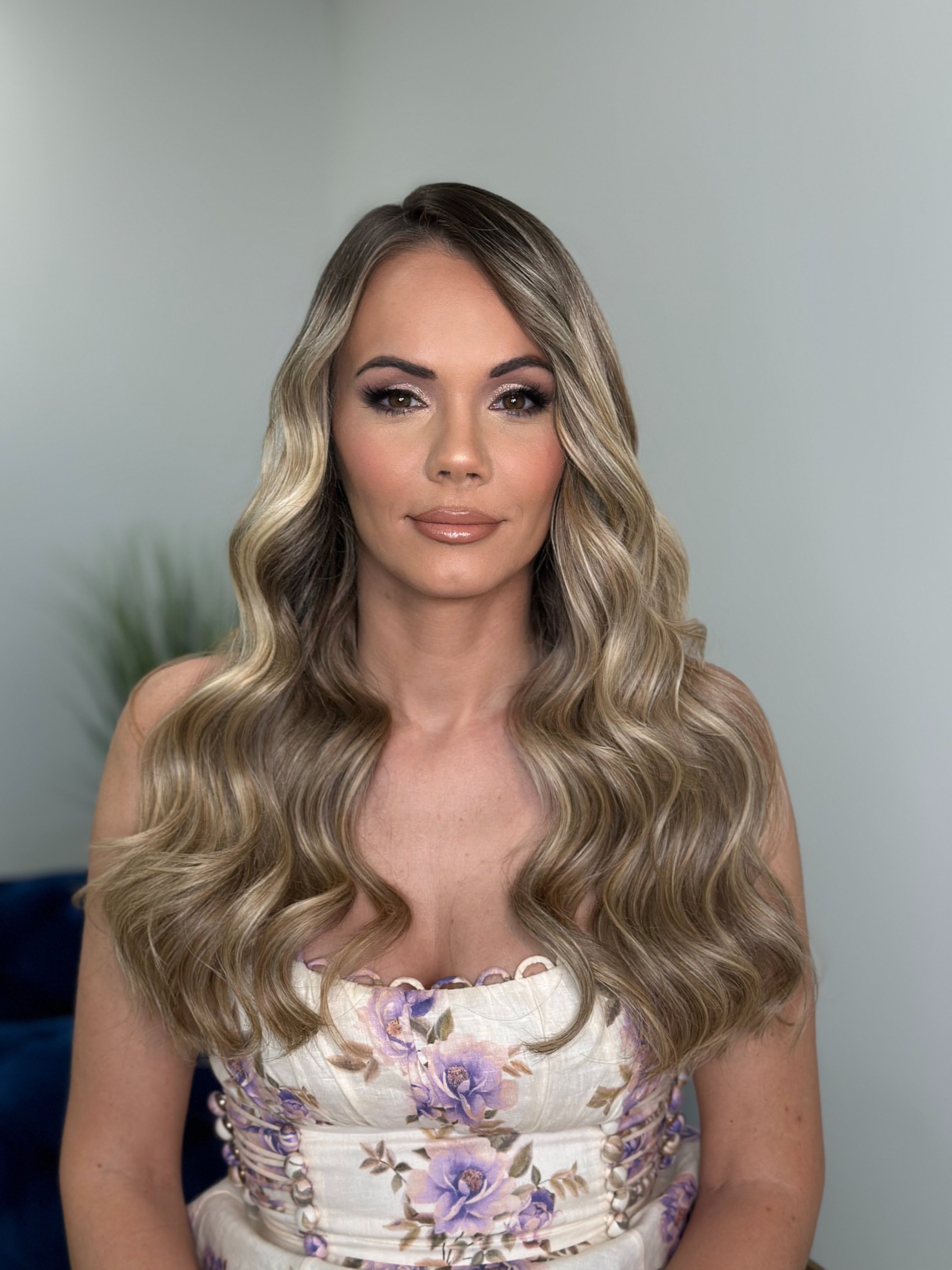 Bridal Hollywood waves