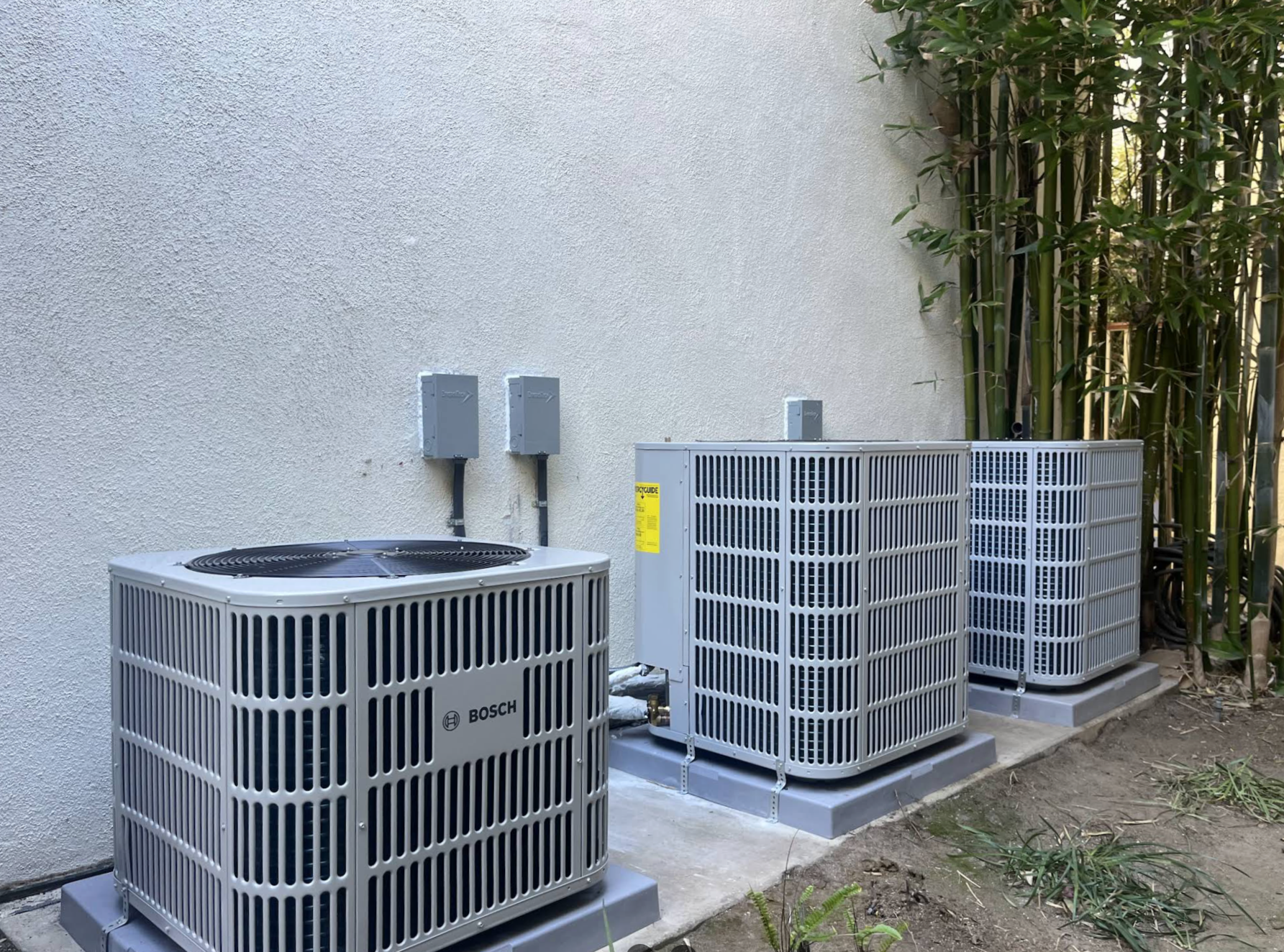 3 New HVAC Bosch Systems and Condensers