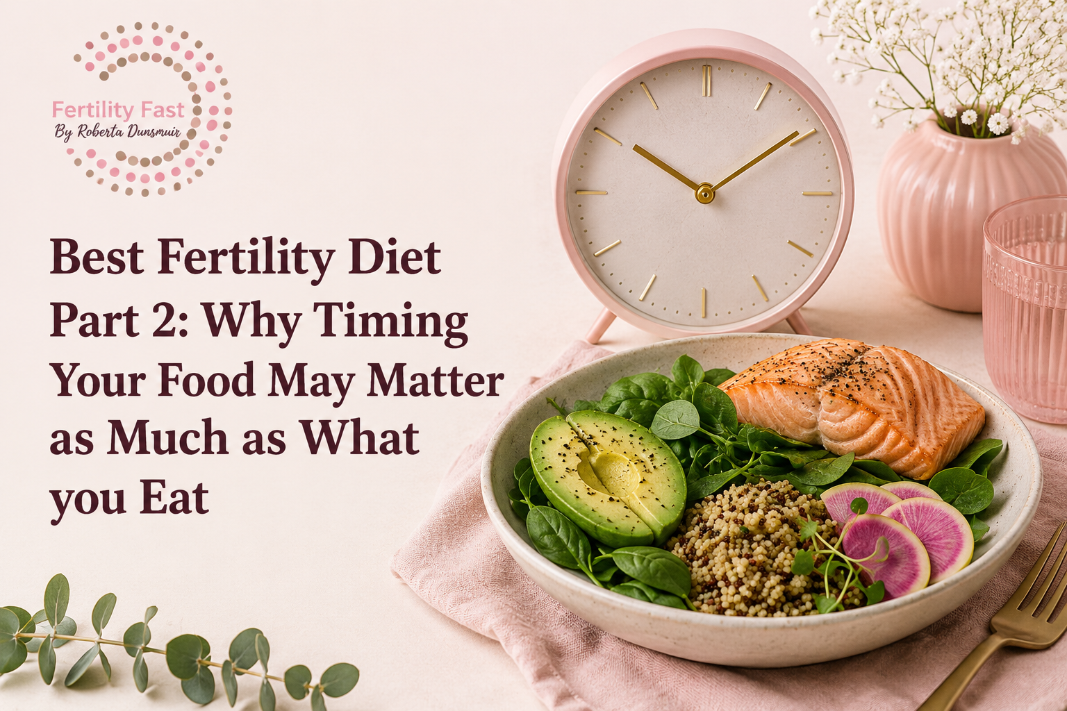 Best Fertility Diet Part 2: Why Timing Your Food May Matter as much as What You Eat