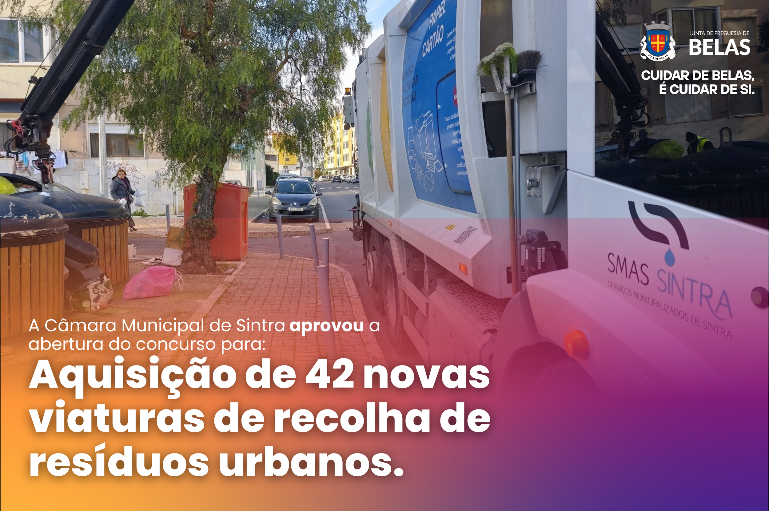 A Câmara Municipal de Sintra vai investir mais de 12 milhões na recolha de resíduos.