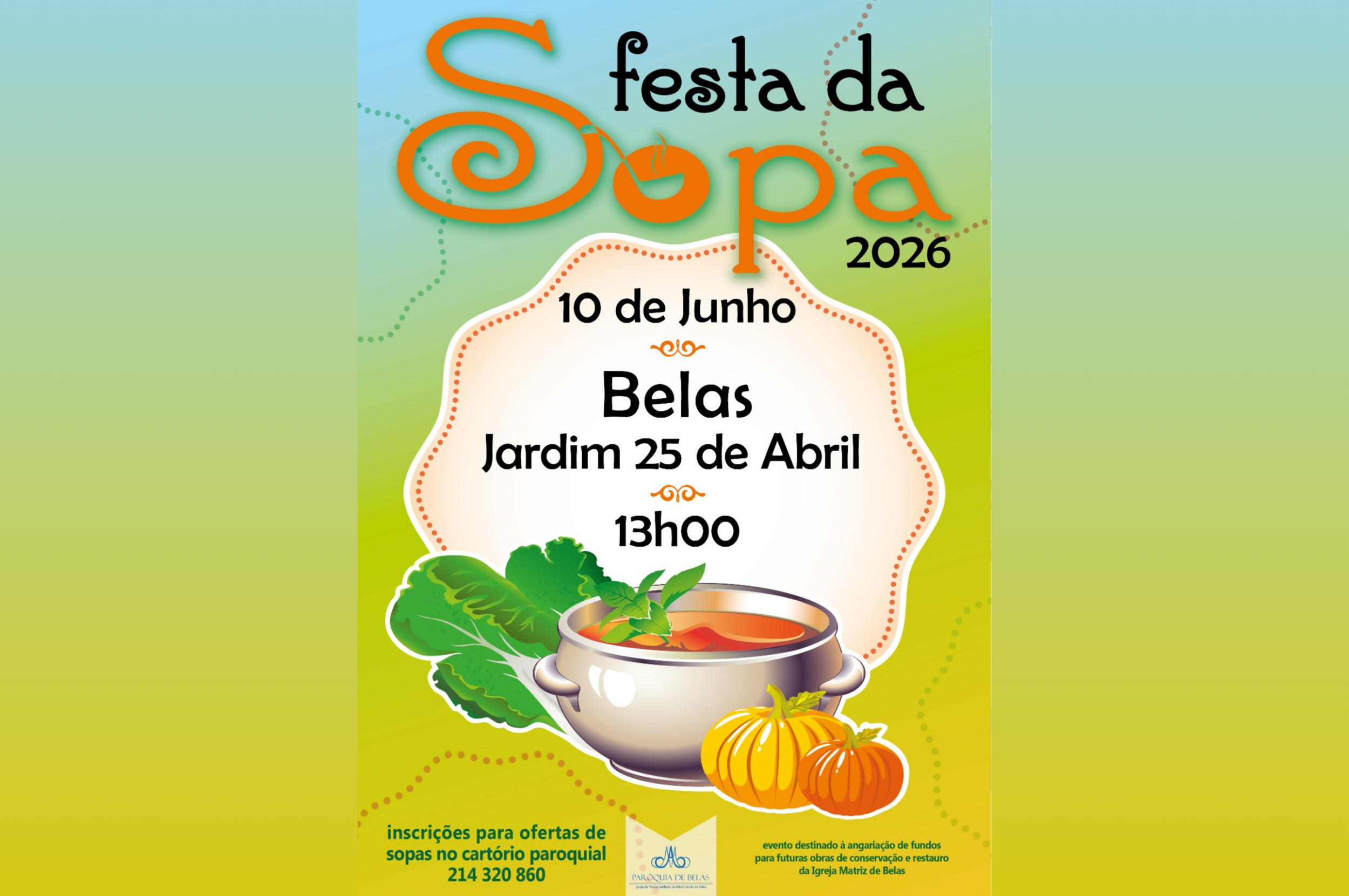 Festa da Sopa 2026 | Paróquia de Belas