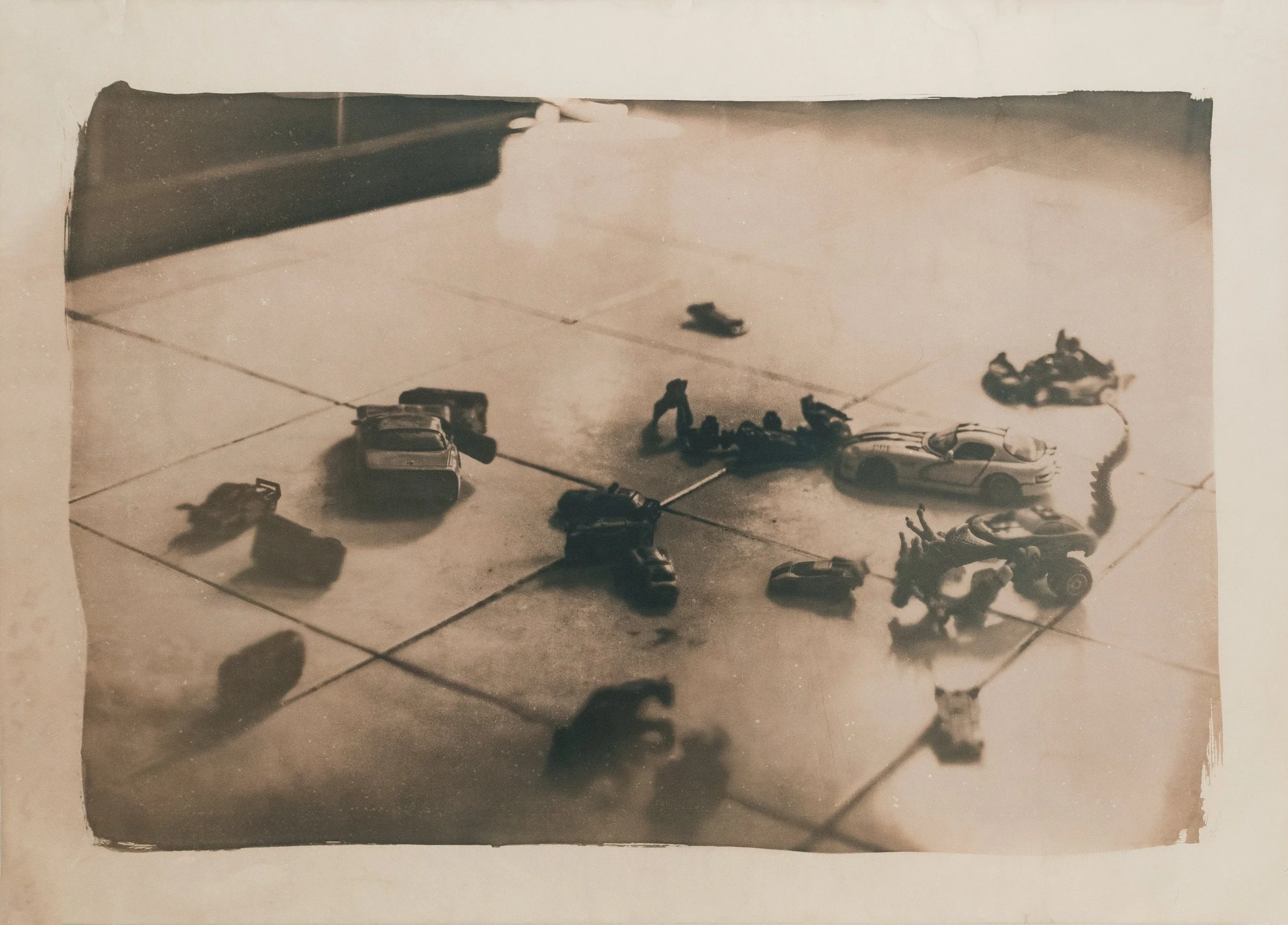 A la espera de ella // 2023 // Cianotipia virada a yerba mate 70cm x 50cm