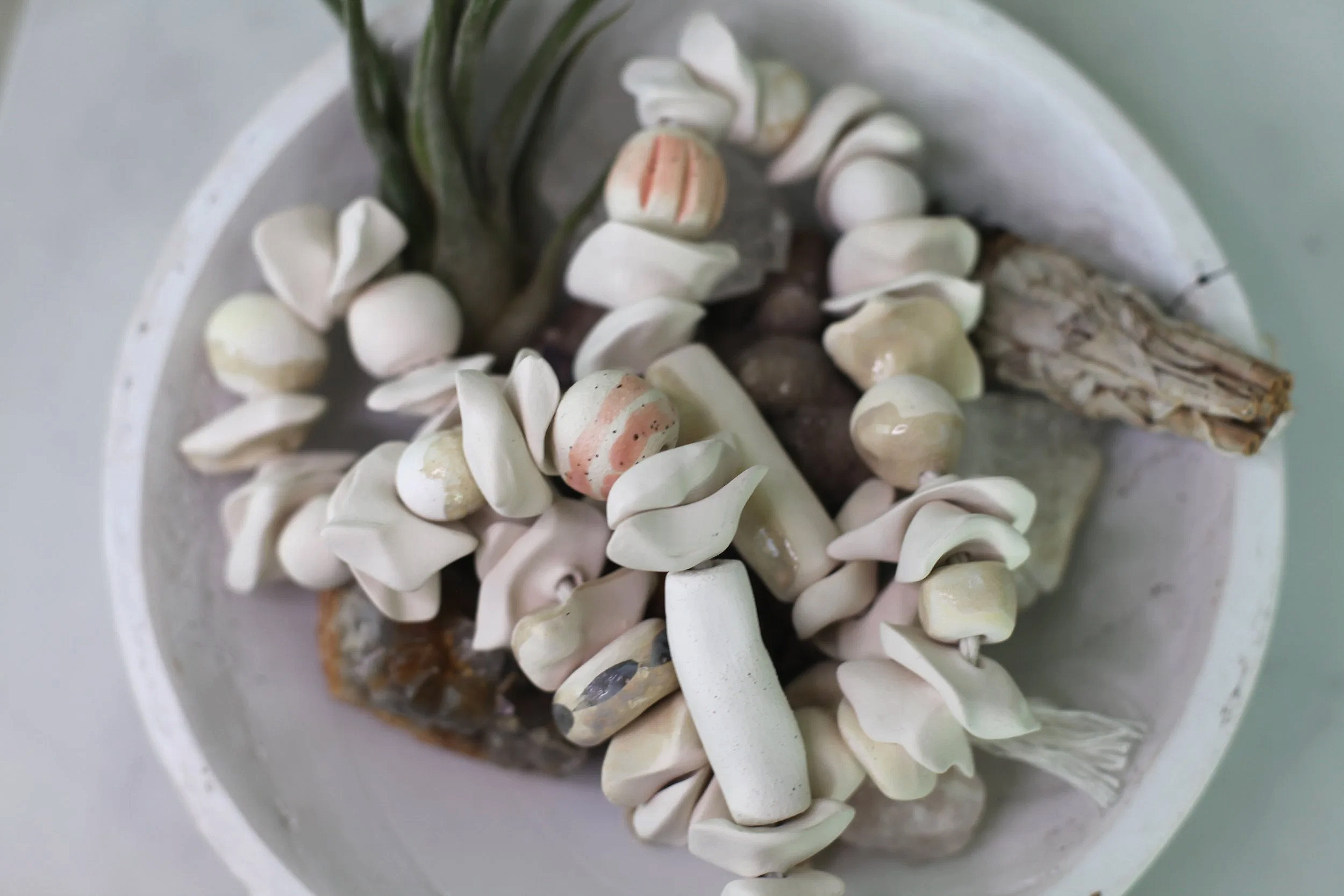 Ceramic Bead Garland #136