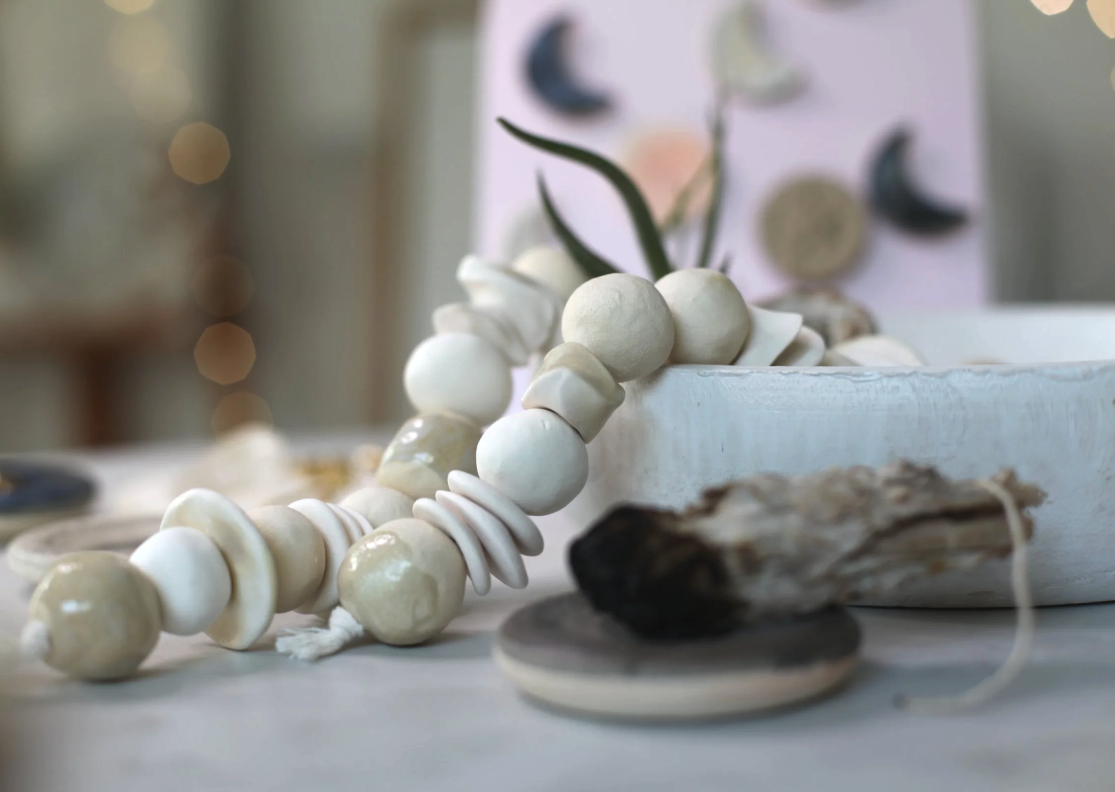 Ceramic Bead Garland #717