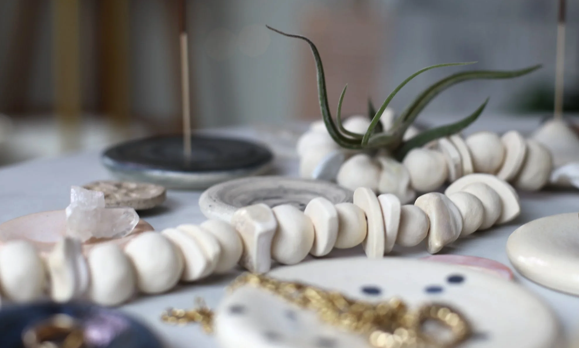 Ceramic Bead Garland #22