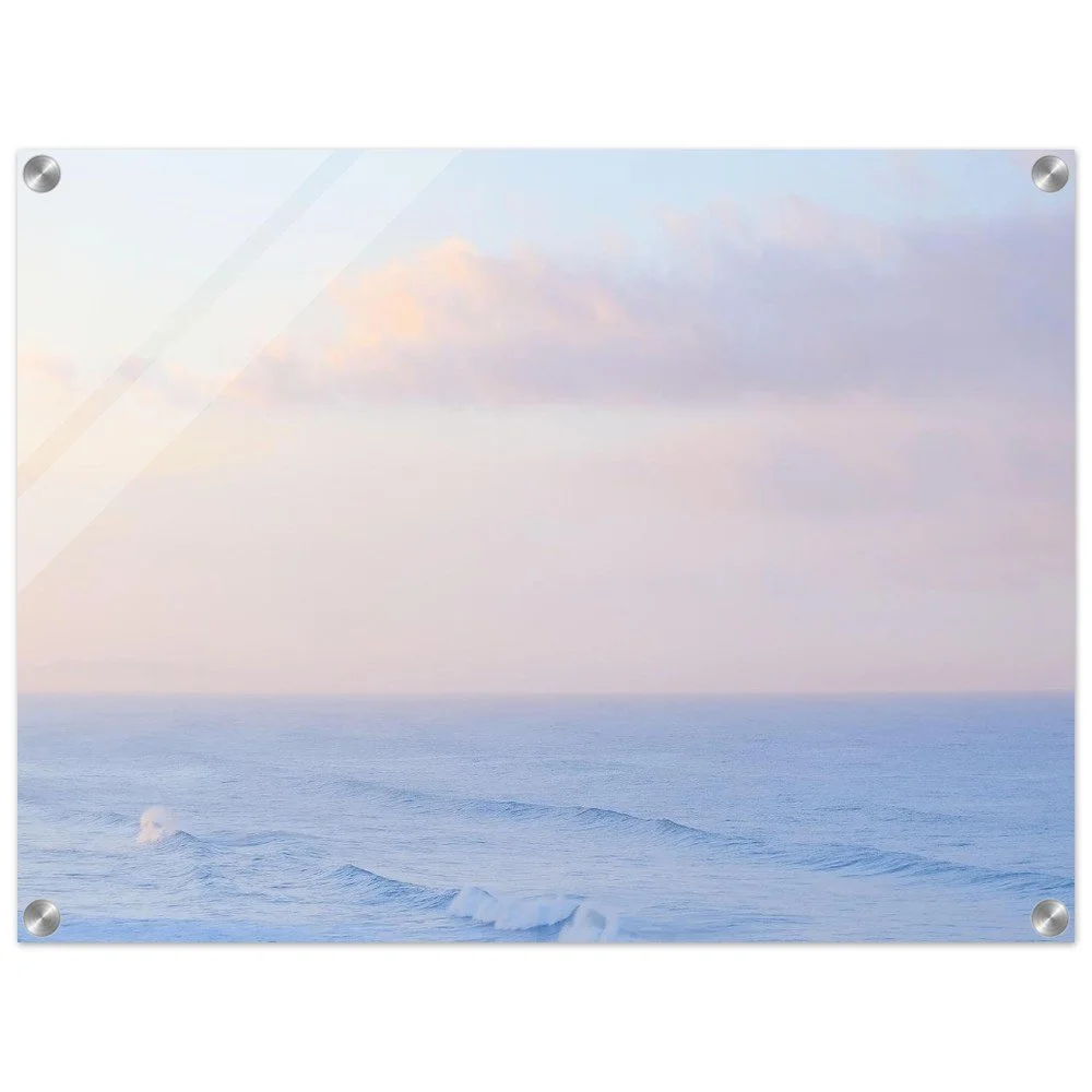 blush-over-water coastal-wall-art-nterior Picture Frame Mockup -png