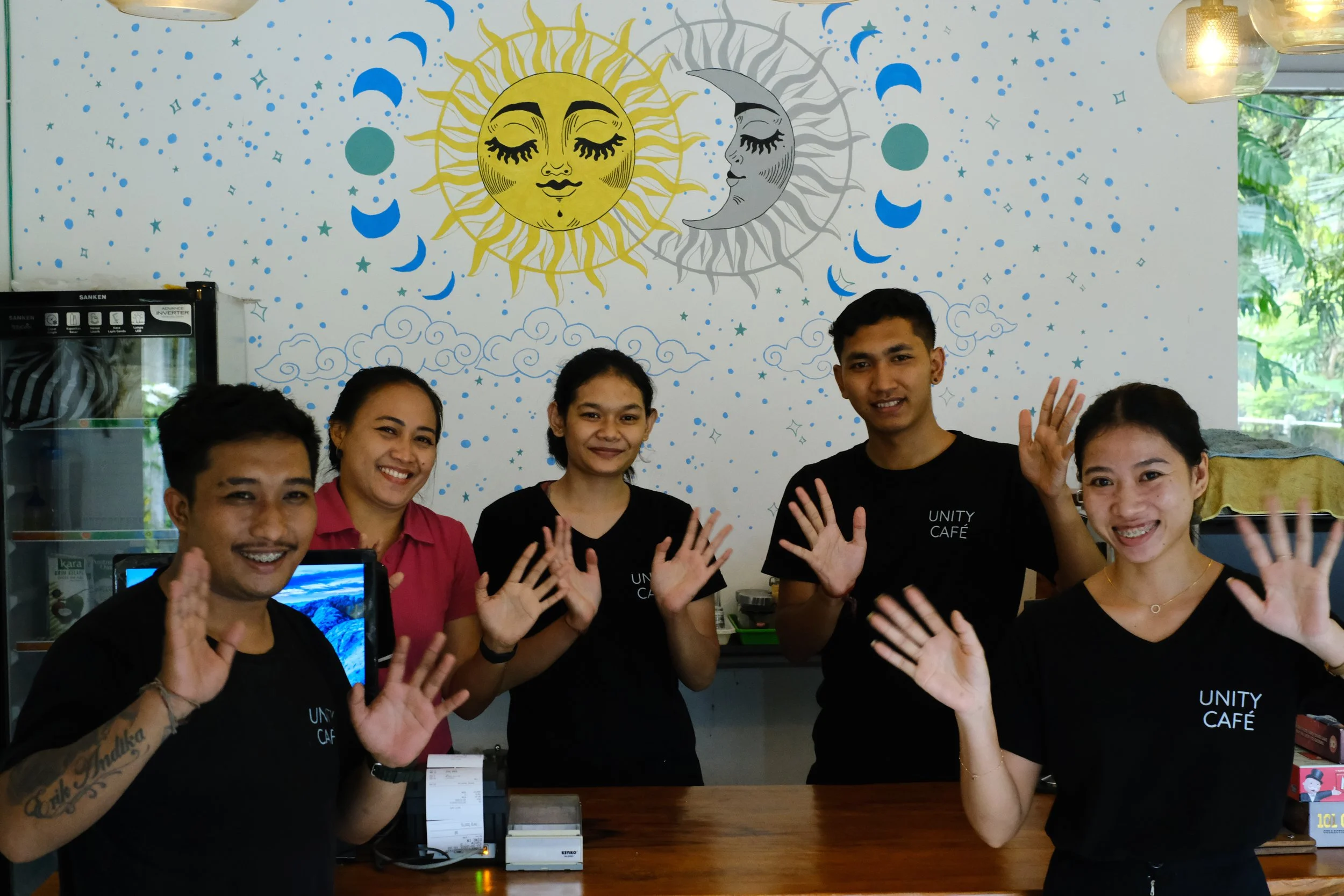 The Team at Unity Cafe Bali are the reason why many of our customers keep coming back.
