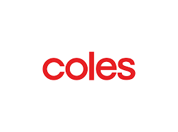 Coles logo in red text on a white background