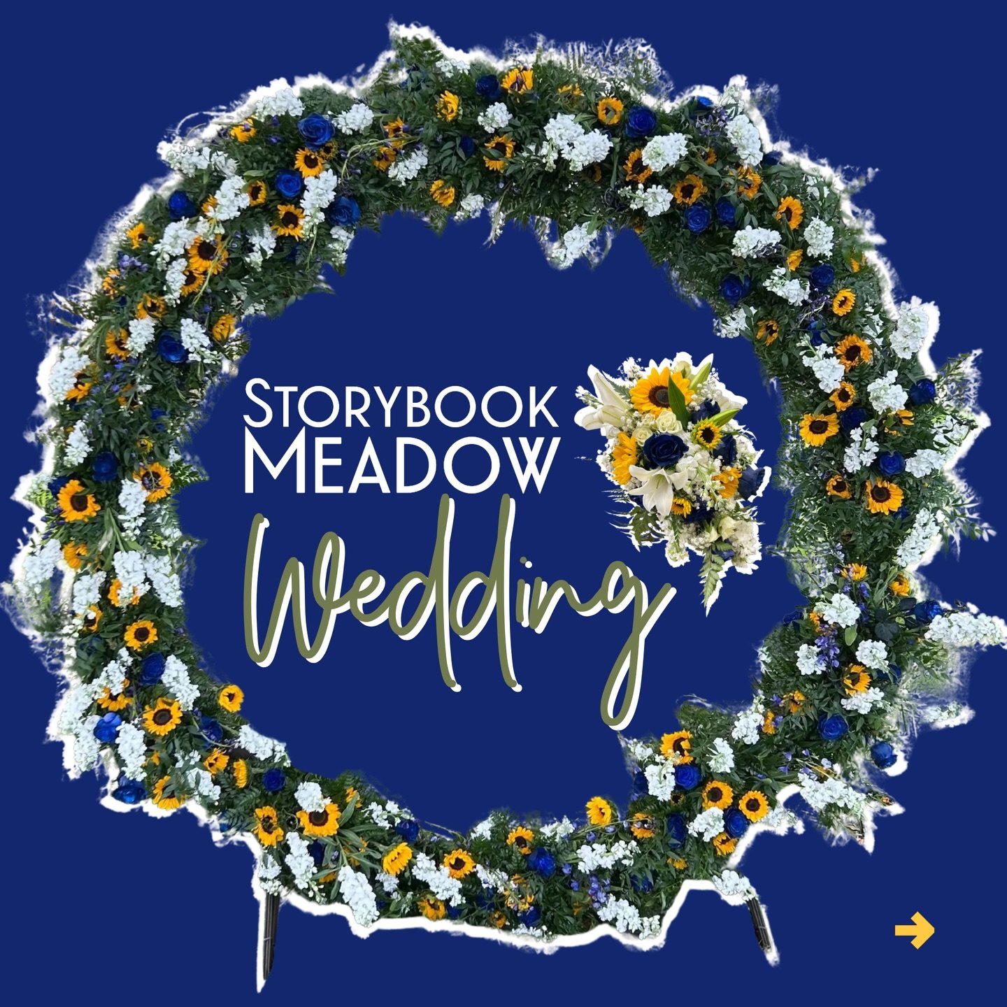 Bright blooms, bold color, and a whole lot of joy 🌻

This blue and yellow palette was so fun, full, and vibrant. Florals like these just make everything feel a little happier 🤍

So honored to be a part of your love story, @beccaliller ✨