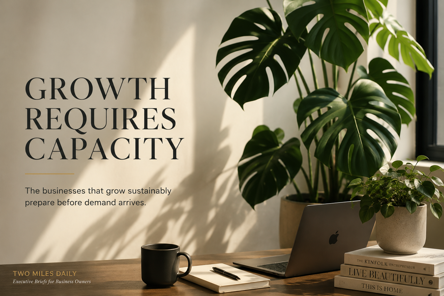 Issue 014 • Growth Requires Capacity