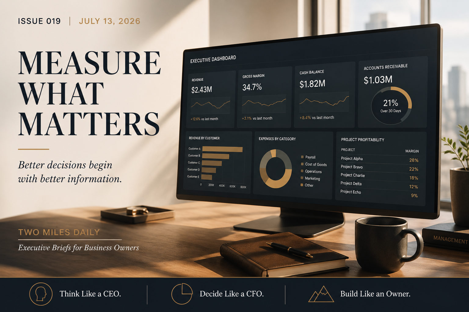 ISSUE 019 • Measure What Matters