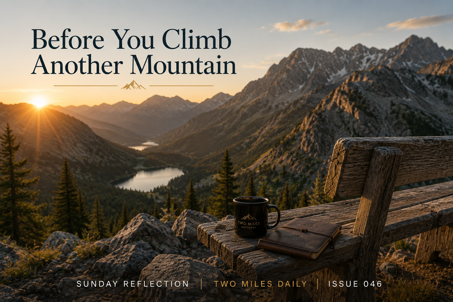Two Miles Daily — Issue 046 Before You Climb Another Mountain
