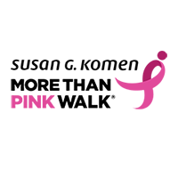 Logo for Susan G. Komen More Than Pink Walk with a pink ribbon and event name
