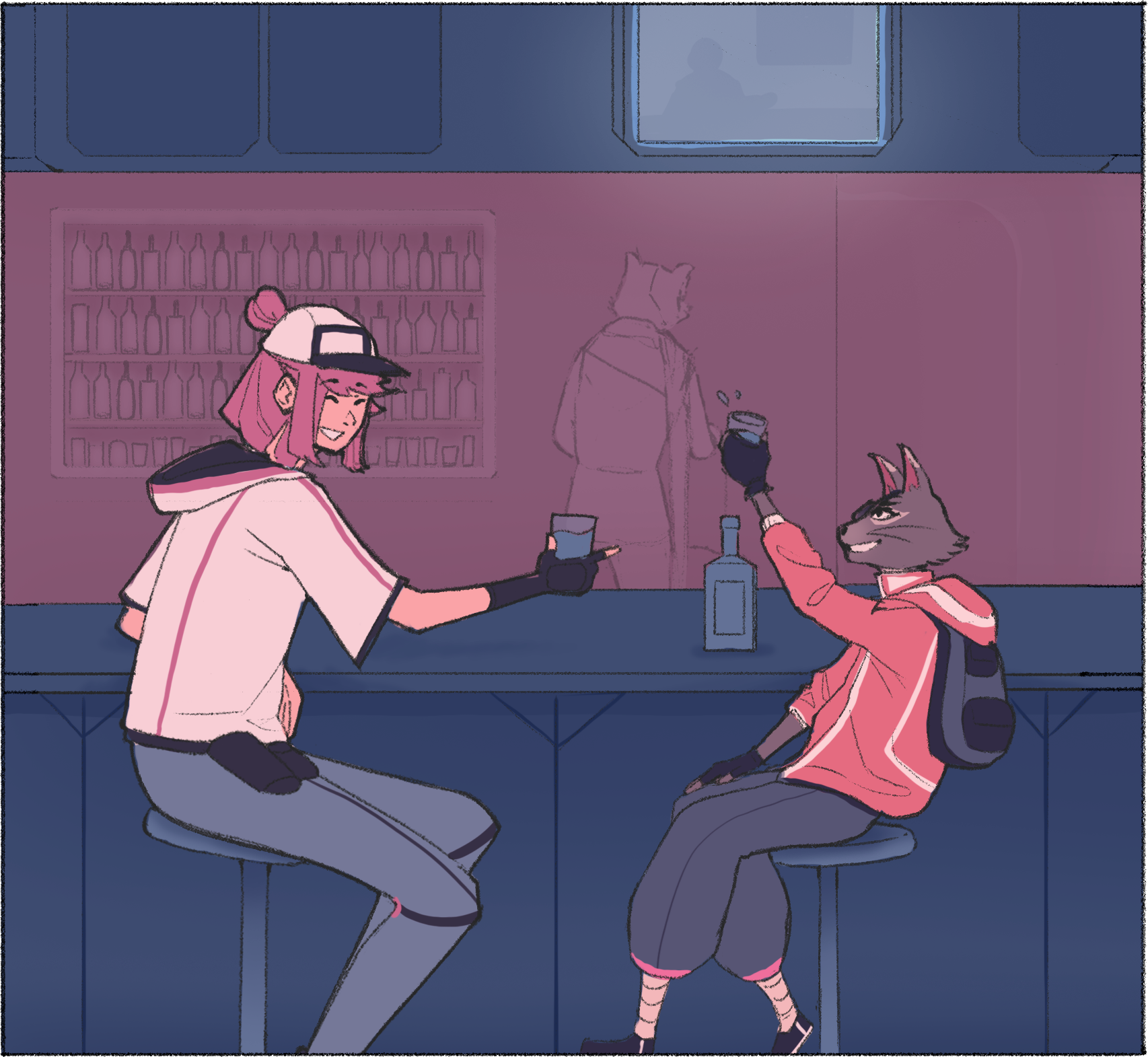 Case du storyboard colorée utilisée pour le pitching de l'histoire de la BD "GENESIS" par Laurent Degreve aka Neytix.