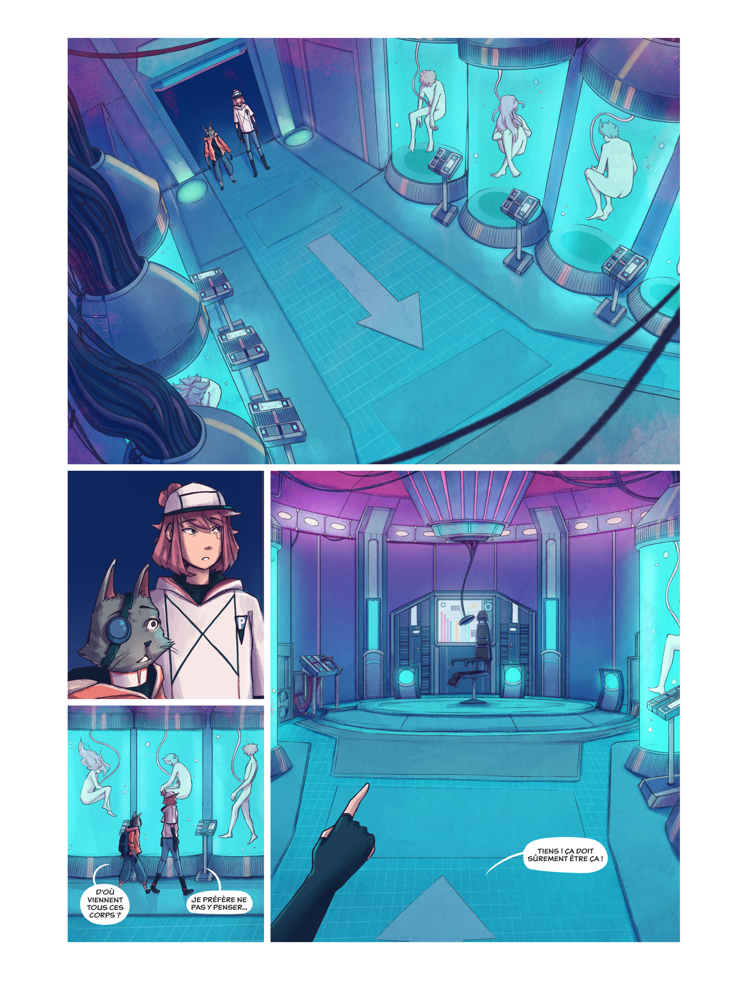 Extrait de planche de la BD "Genesis" par Laurent Degreve aka Neytix.