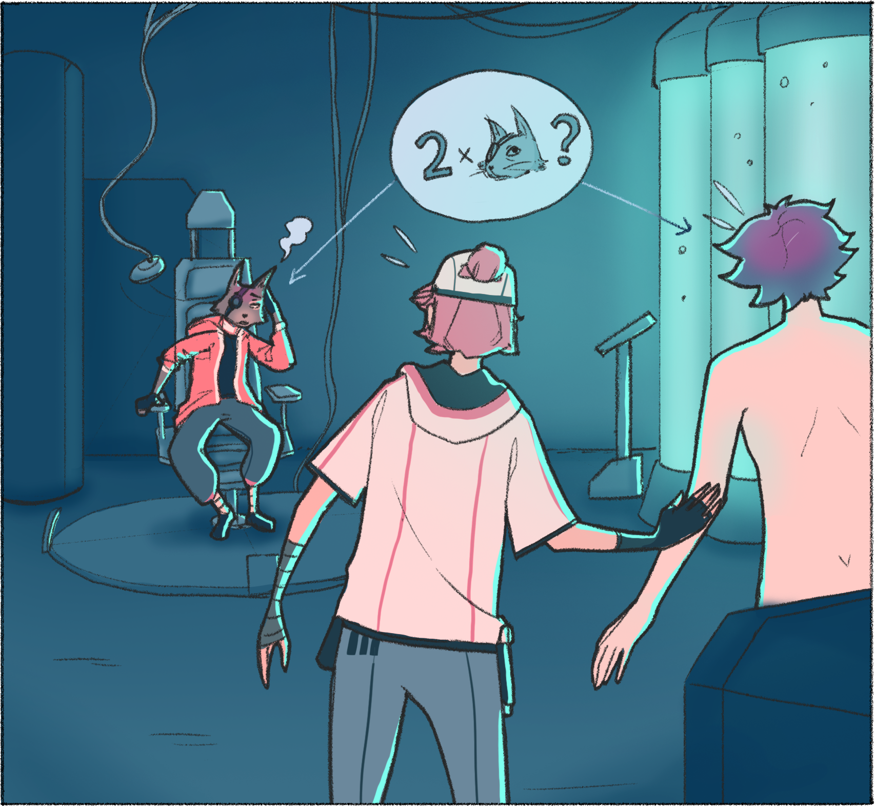 Case du storyboard colorée utilisée pour le pitching de l'histoire de la BD "GENESIS" par Laurent Degreve aka Neytix.