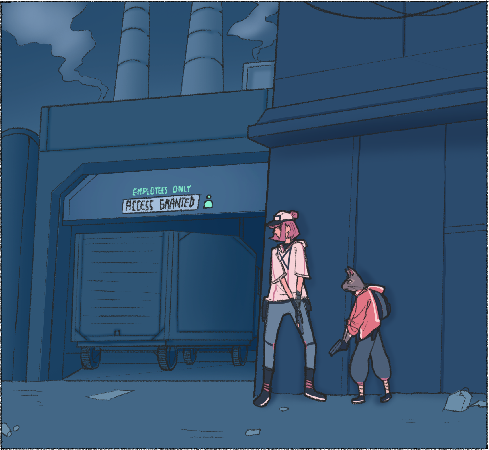 Case du storyboard colorée utilisée pour le pitching de l'histoire de la BD "GENESIS" par Laurent Degreve aka Neytix.