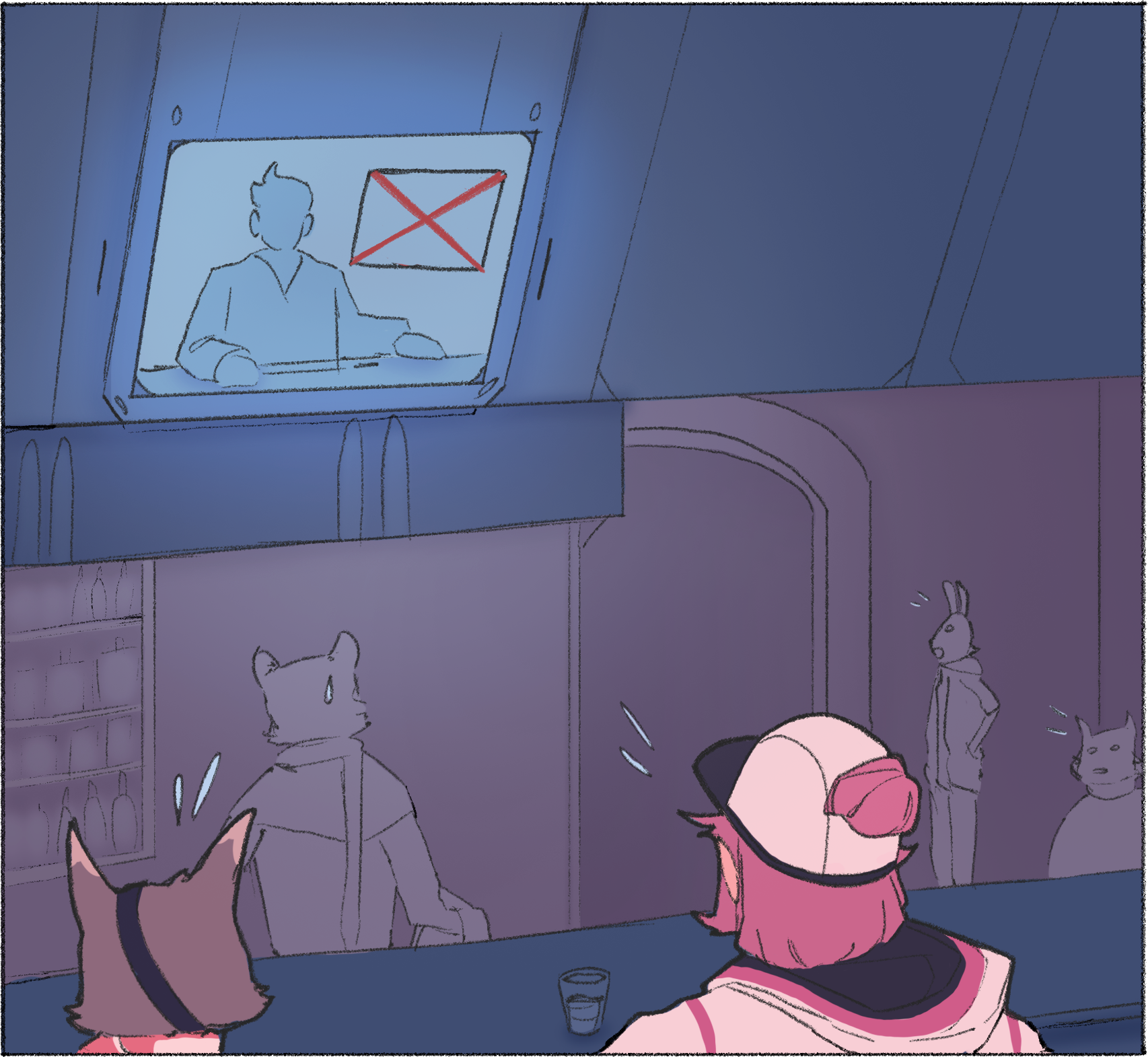 Case du storyboard colorée utilisée pour le pitching de l'histoire de la BD "GENESIS" par Laurent Degreve aka Neytix.