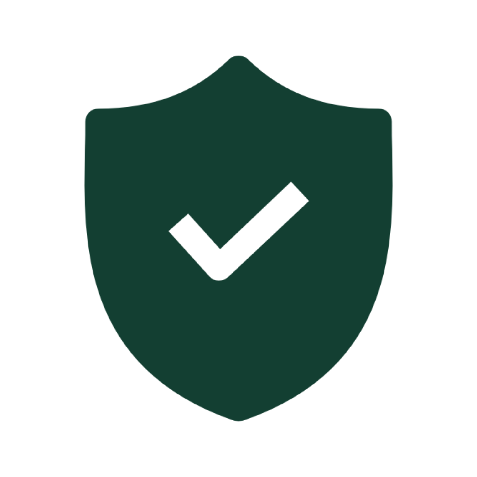 Shield with checkmark icon representing licensed and insured services