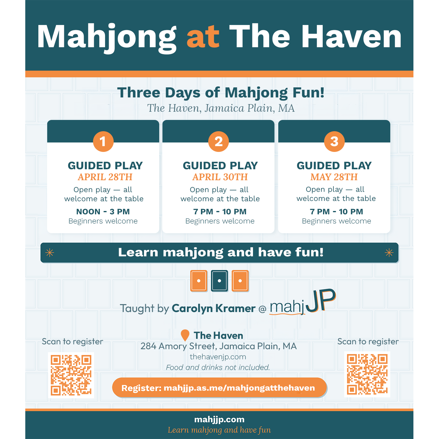 Mahjong at The Haven - Guided Play