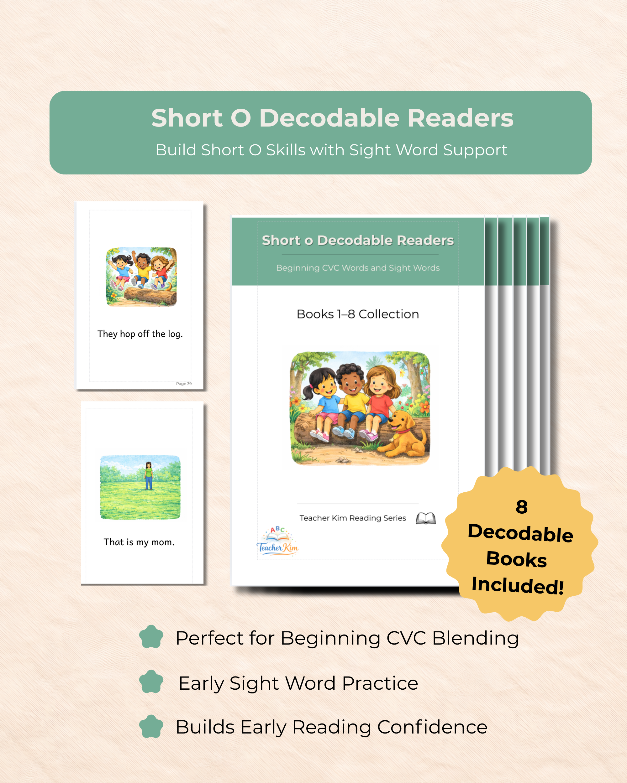 Short O Decodable Readers