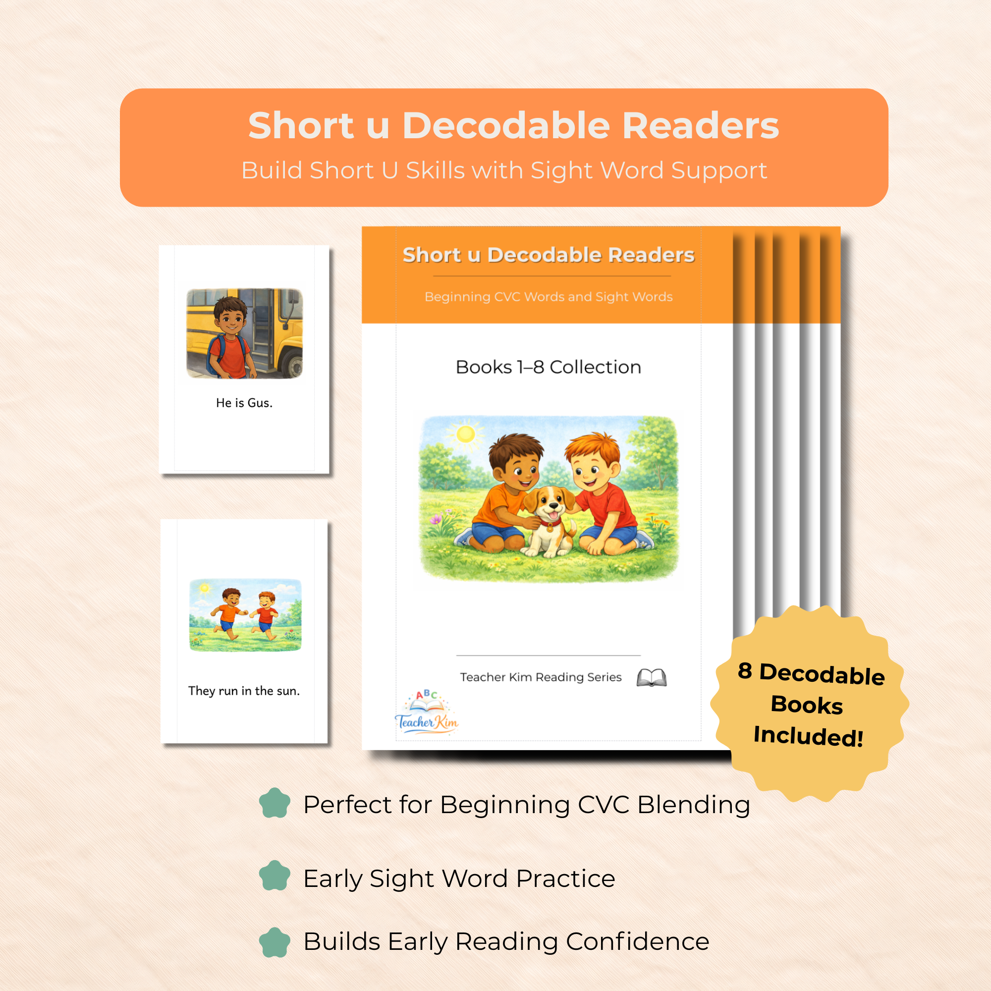 Short U Decodable Readers