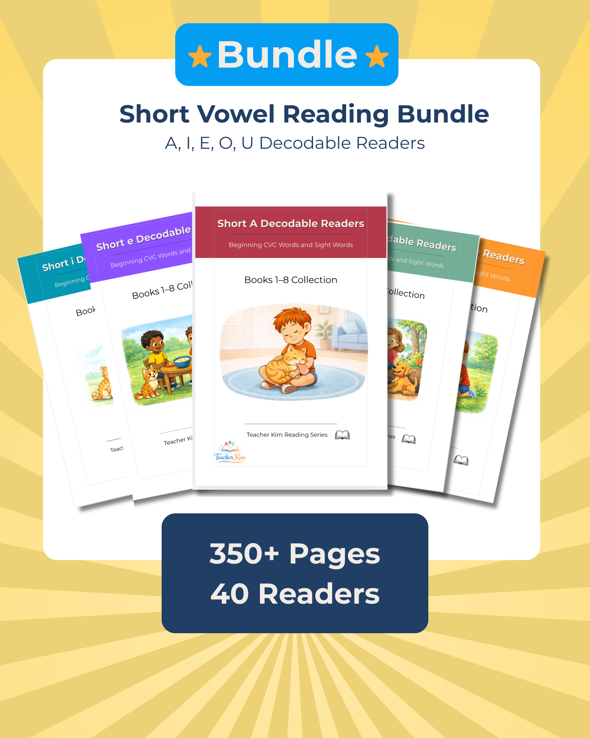 ⭐Short Vowel Bundle (A, E, I, O, U)⭐