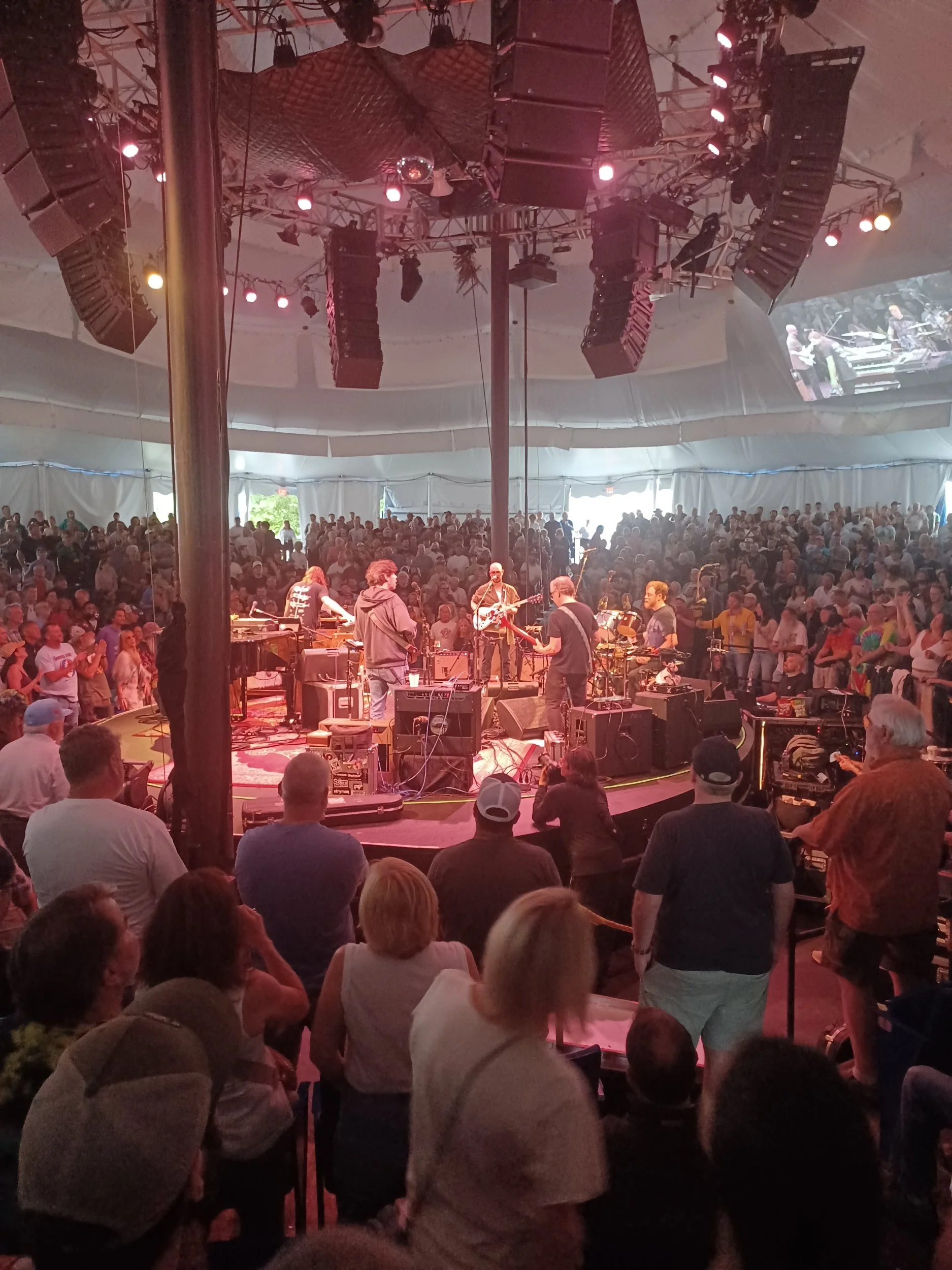 A strange reality withing the Melody Tent when JRAD plays for JRADicals
