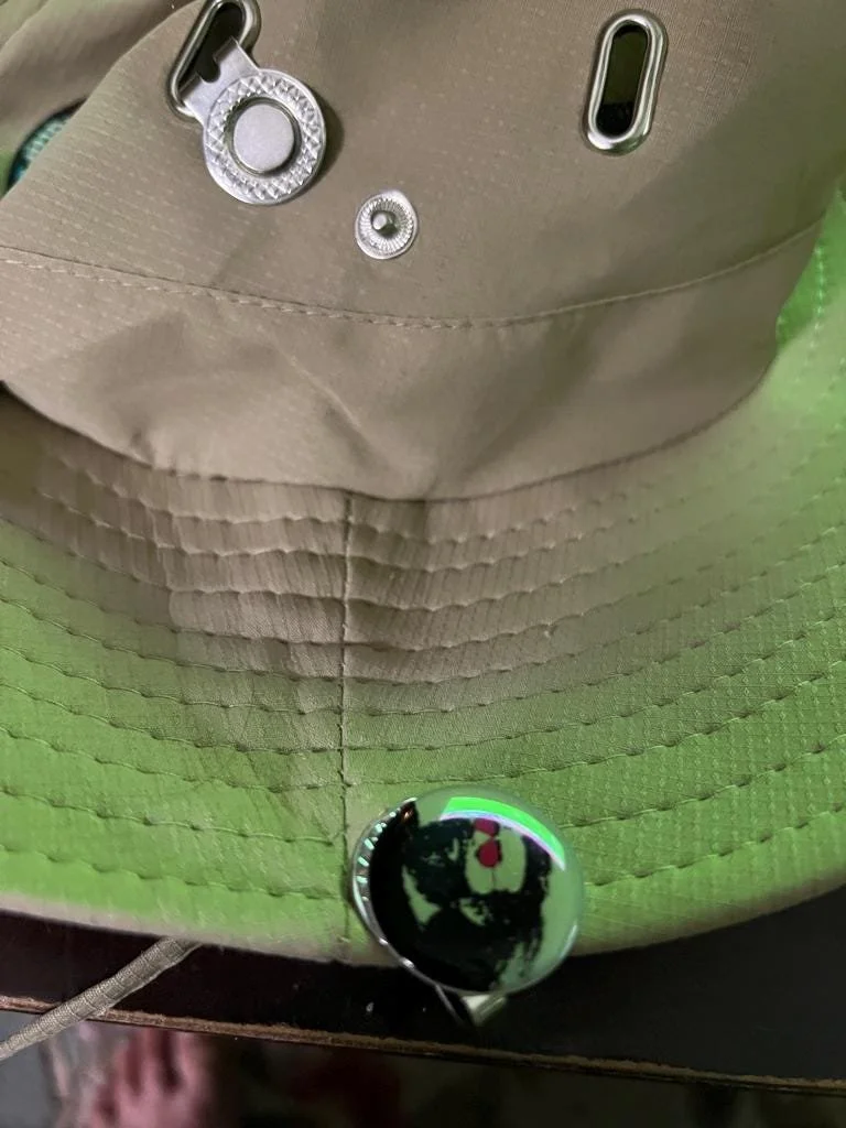 Improvisational Field Repair to Safari Hat