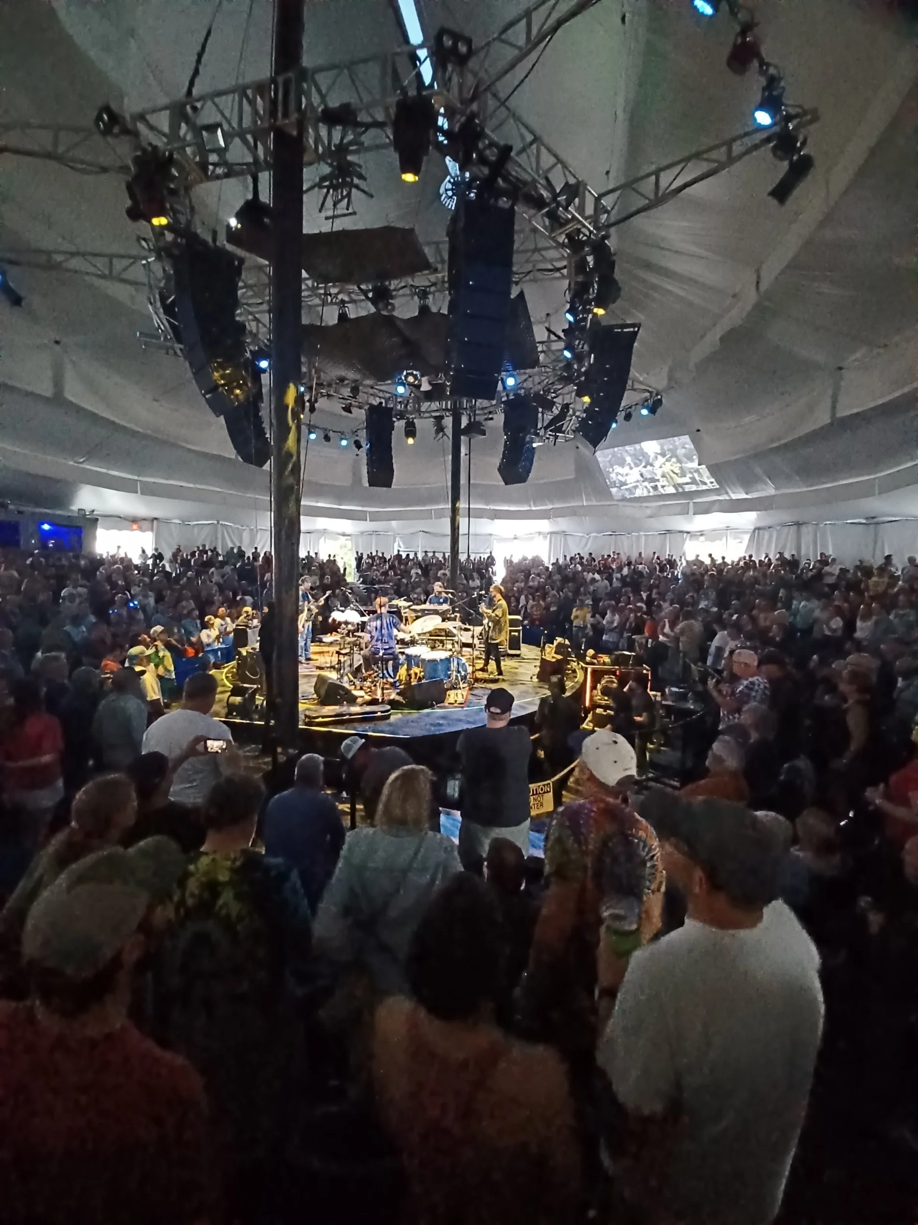 Packed Melody Tent for JRAD Reality Contamination event