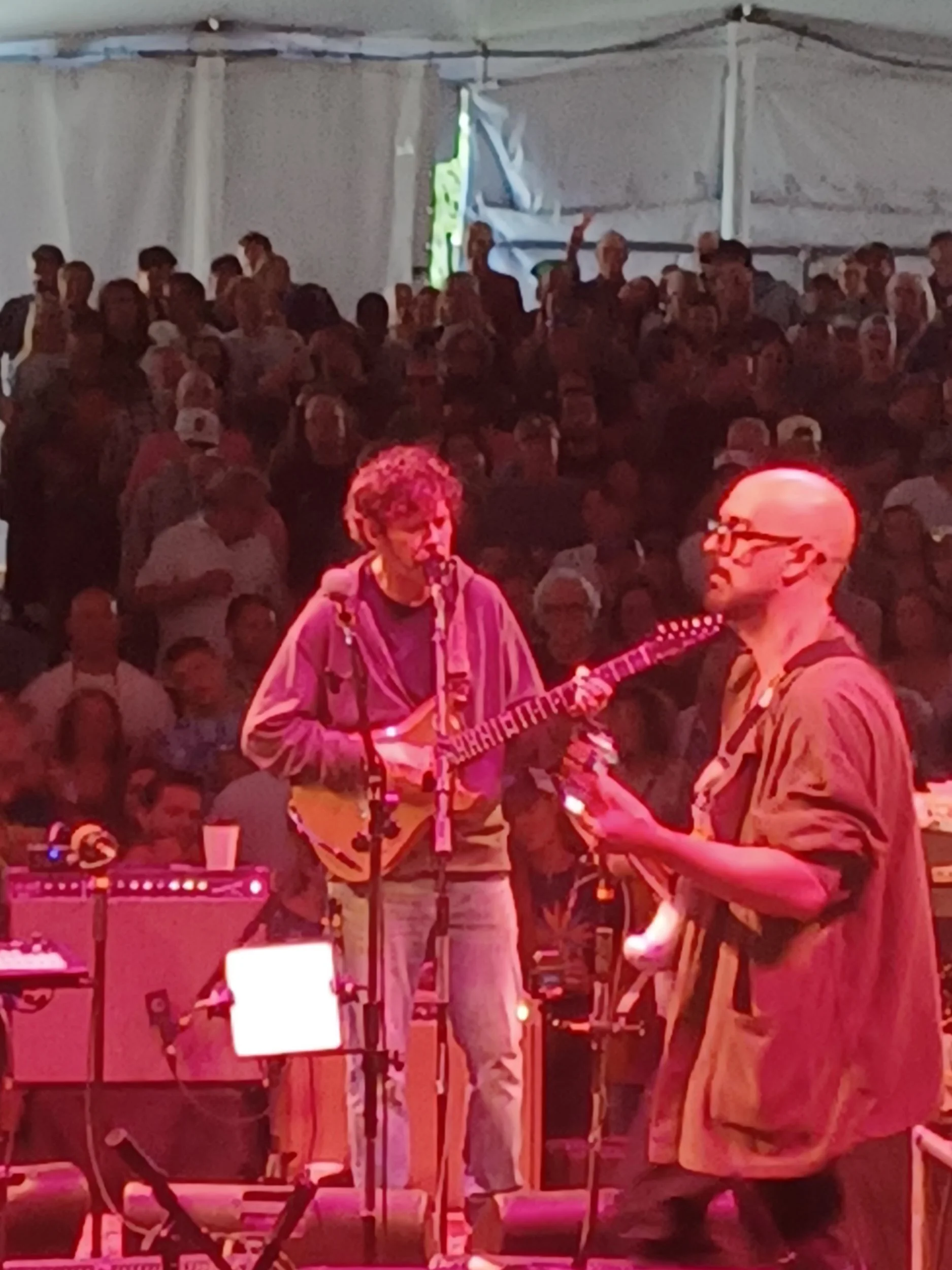 Tom Hamilton and Scott Metzger playing for the JRADians