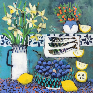 Narcissus and Grapes