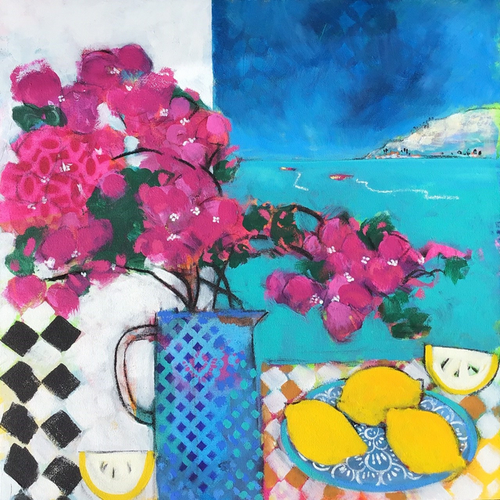 bougainvillea and lemons
