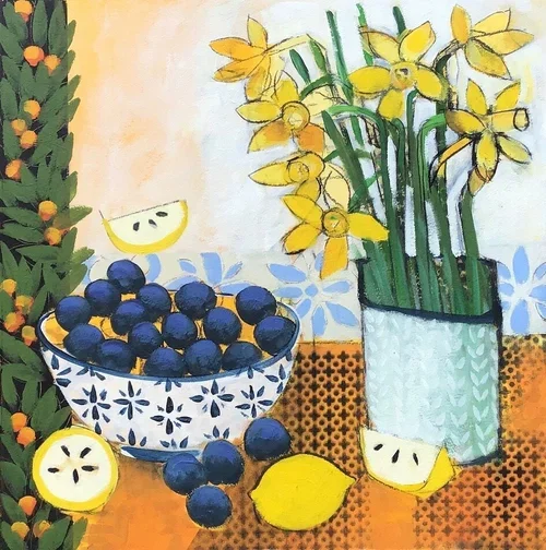 Narcissus and Grapes