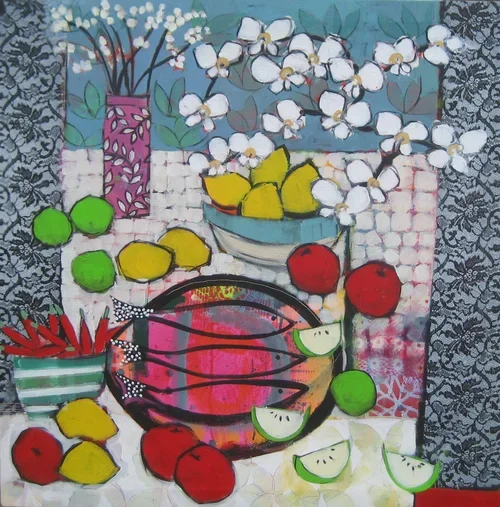 pink vase