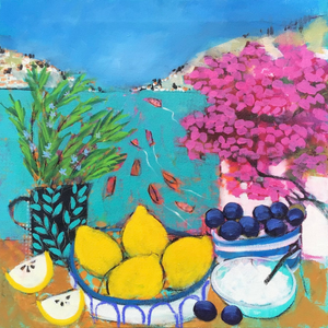 Bougainvillea with Lemons